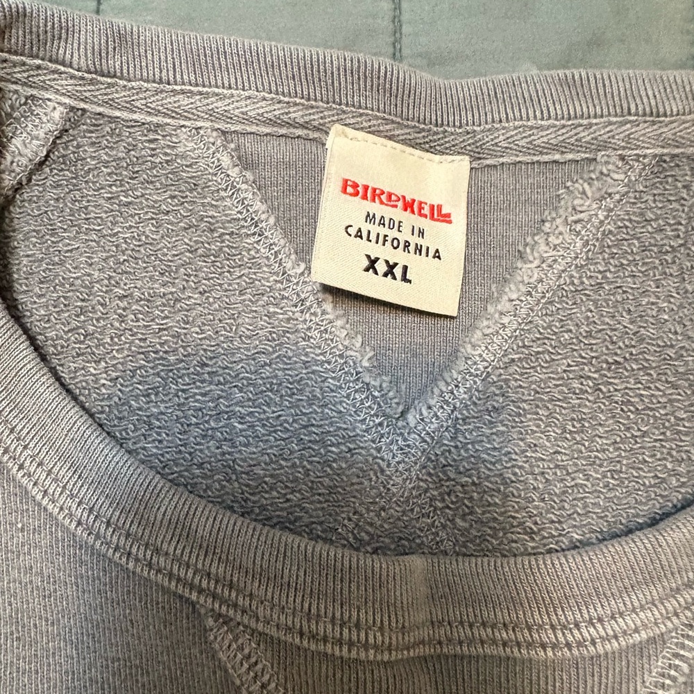Birdwell Heather Gray Crewneck XXL